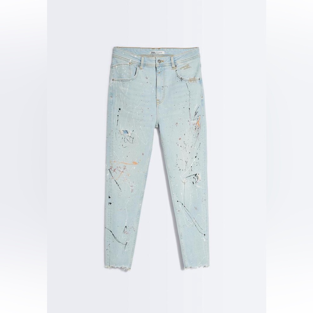 ZARA RIPPED SLIM JEANS